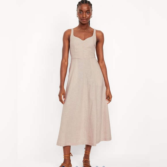 Robe Midi Jaune Sans Manches Old Navy - Taille S - NEUVE Avec Étiquettes